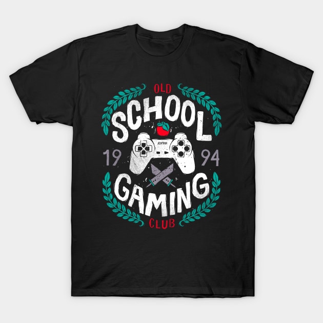 Old School Gaming Club - PSX T-Shirt by Azafran